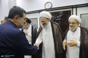 حضور محمدرضا عارف در قم