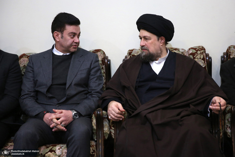 دیدار مدیرعامل و مربیان شرکت فرهنگی ورزشی سایپا با سید حسن خمینی