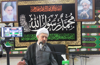 رحلت حضرت رسول اکرم(ص) و شهادت حضرت امام حسن مجتبی(ع) در دفتر مرحوم آیت‌الله العظمی یوسف صانعی(ره)