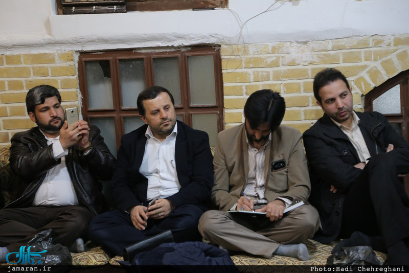 مدیرکل ارشاد و جمعی از اهالی رسانه قم با سید علی خمینی دیدار کردند