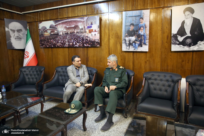 بازدید سردار علی فضلی از نگارستان جماران