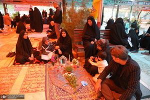 مراسم تحویل سال نو در گلزار شهدای قم‎