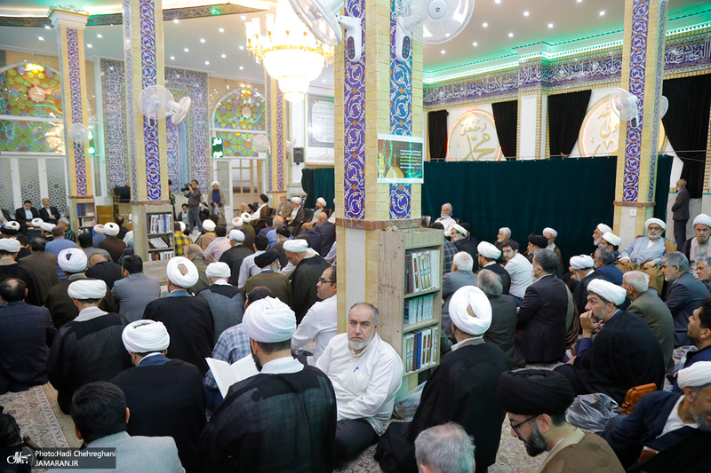 مراسم ختم همسر شهید آیت الله سید مصطفی خمینی (ره) -1