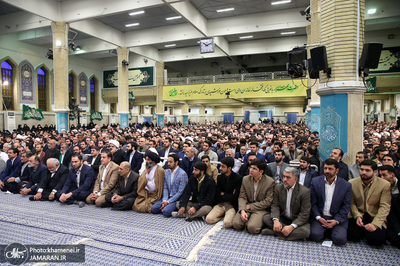 دیدار جمعی از مداحان و ذاکران اهل بیت(ع) با رهبر معظم انقلاب