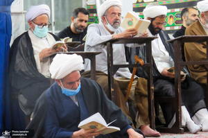 مراسم احیای شب بیست و یکم ماه رمضان دفتر آیت الله العظمی صانعی (ره)