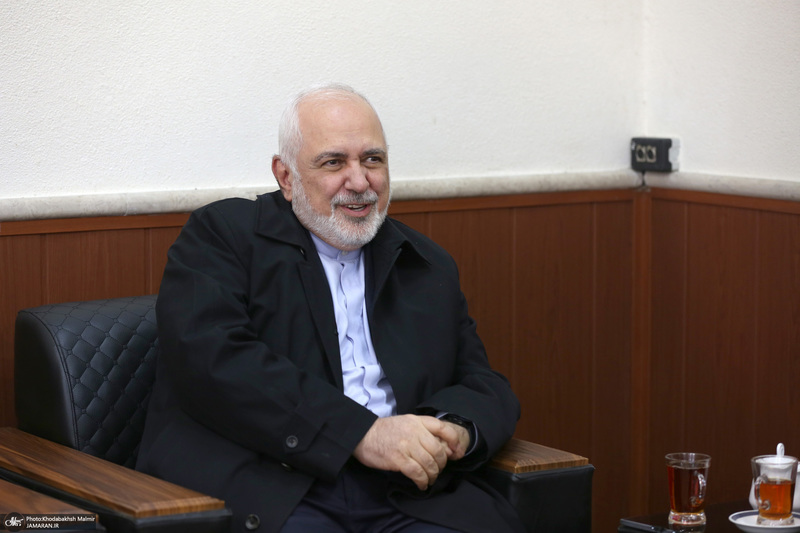 دیدار دکتر ظریف  معاون راهبردی رئیس جمهور و جمعی از مدیران با سید حسن خمینی