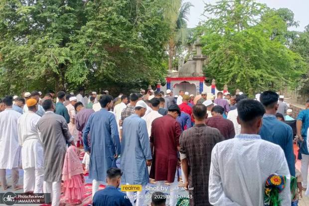 نماز عید فطر در  بنگلادش + عکس ها