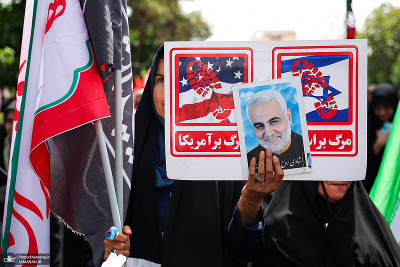 مراسم تشییع شهدای جنگ تحمیلی رژیم صهیونیستی در تهران-7