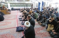 مراسم احیای شب بیست و یکم ماه رمضان در دفتر حضرت آیت الله العظمی صانعی + تصاویر