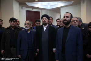 وداع با پیکر مطهر دو شهید مقاومت در حرم مطهر امام خمینی (س)