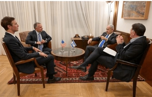 دیدار کوشنر و ویتکاف با نتانیاهو برای بررسی مرحله دوم توافق آتش‌بس 