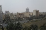 بارش برف هم اکنون، شمال تهران