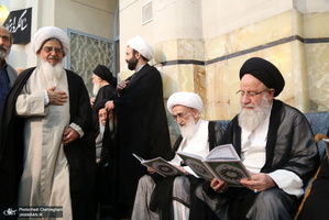 مراسم شصتمین سالگرد  ارتحال آیت الله العظمی بروجردی(ره) در مسجد اعظم قم