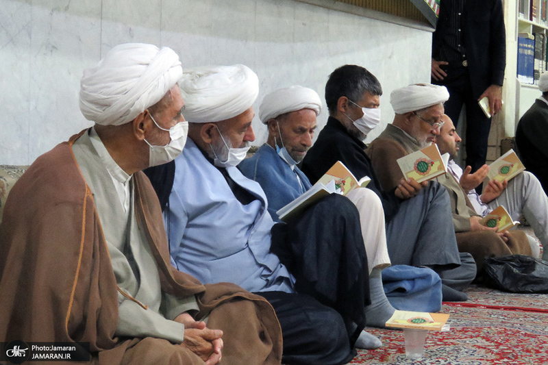 مراسم احیای شب بیست و یکم ماه رمضان دفتر آیت الله العظمی صانعی (ره)