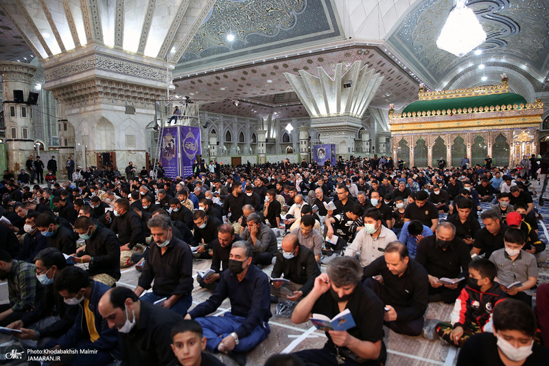 مراسم احیای شب بیست و سوم ماه رمضان در حرم مطهر امام خمینی (س)