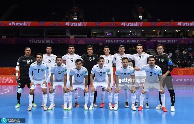 خوشحالی کریس رونالدویی در بازی فوتسال ایران و ازبکستان +عکس