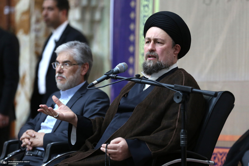 مراسم تجدیدمیثاق دانشگاهیان با آرمان‌های امام خمینی (س)