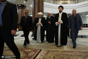 تجدید میثاق رئیس قوه قضائیه و مسئولان عالی قضایی با آرمان‌های امام خمینی(س)