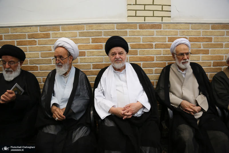 مراسم وداع با آیت الله العظمی شبیری زنجانی (ره)