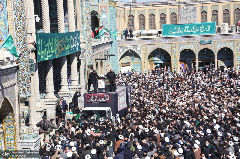 مراسم تشییع آیت الله العظمی صافی گلپایگانی (ره) در قم - 2