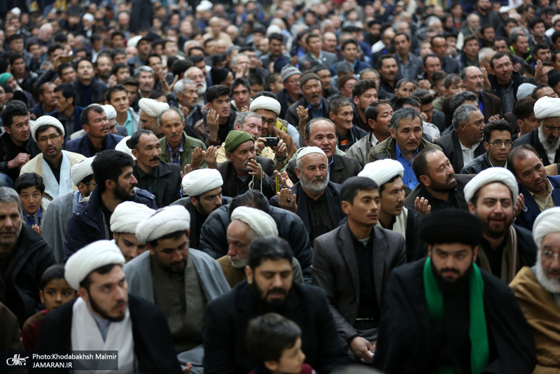 مراسم عزاداری شب شهادت حضرت زهرا (س) در حرم امام خمینی