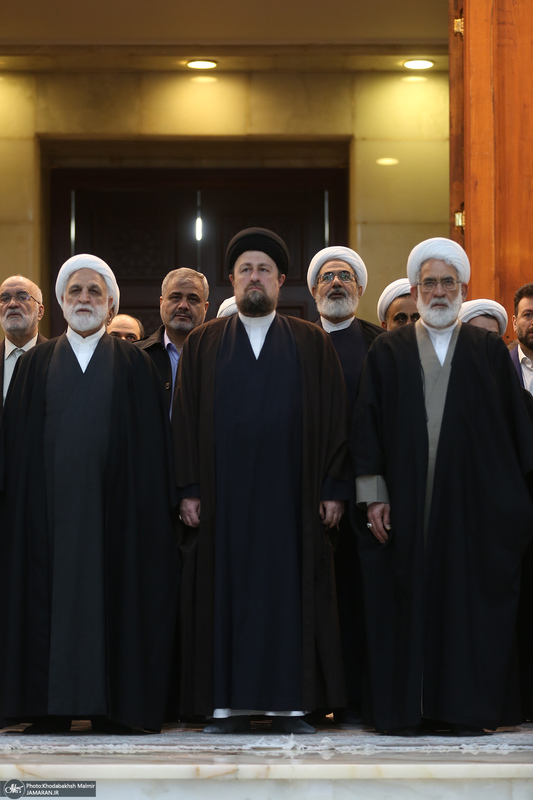 تجدید میثاق رئیس قوه قضاییه و جمعی از اعضای دستگاه قضا با آرمان های حضرت امام خمینی (س)-2
