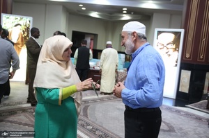نمایشگاه دستاوردهای معاونت بین الملل موسسه تنظیم و نشر آثار امام خمینی در حرم بنیانگذار جمهوری اسلامی ایران