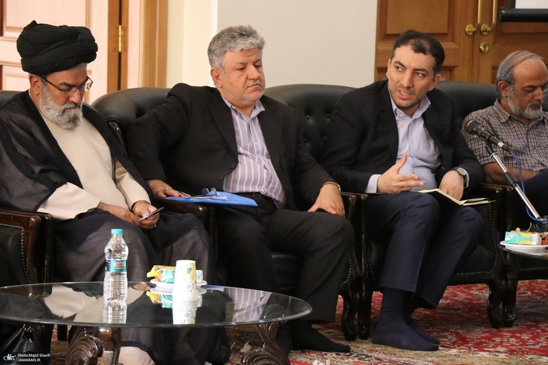 دیدارها معاون فرهنگی و هنری موسسه تنظیم و نشر آثار امام خمینی از شهرستان خمین‎‎