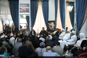 دیدار اعضای ستاد مرکزی برزگداشت حضرت امام خمینی(س) با سید حسن خمینی 