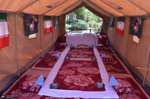 خدمت‌رسانی آستان حضرت امام خمینی(س) به زائران مراسم بدرقه و تشییع رهبر شهید