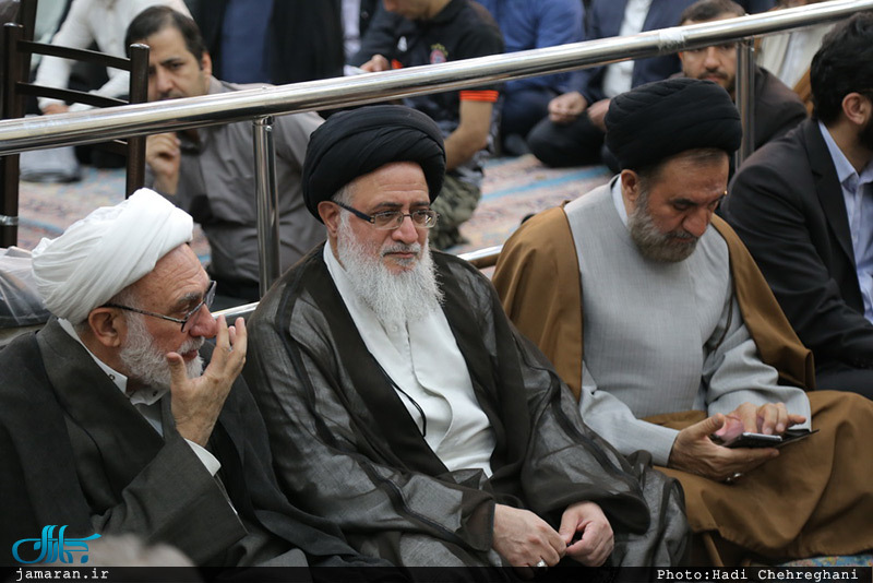 مراسم چهلم آیت الله حاج نصرالله شاه آبادی(ره) در مسجد اعظم قم