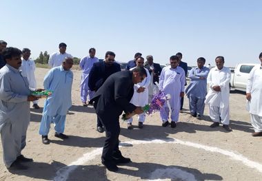 کلنگ ساخت ۲ خانه بهداشت در دلگان به زمین زده شد