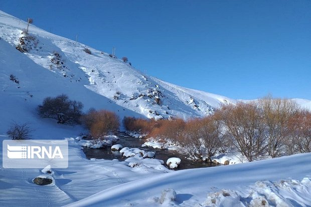ارتفاع برف در شهر زنجان به ۲۱ سانتیمتر رسید