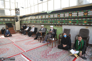 حضور مراجع و علما در بیت آیت الله العظمی صانعی(ره)-1