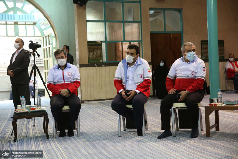 دیدار مدیران، کارکنان و جوانان جمعیت هلال احمر با سید حسن خمینی
