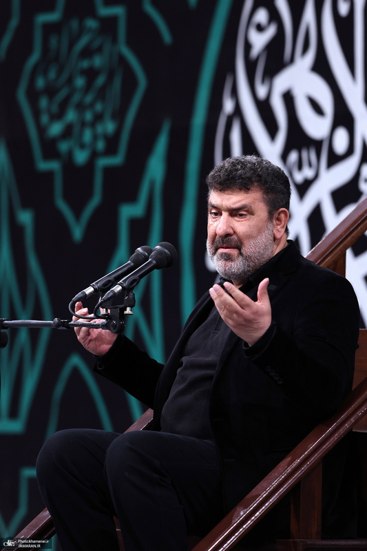 اولین شب مراسم عزاداری حضرت فاطمه‌زهرا (س) در حسینیه امام خمینی