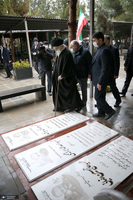 حضور رهبر معظم انقلاب در حرم مطهر حضرت امام خمینی(س)