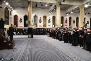 مراسم عزاداری شام شهادت حضرت زهرا(س) در حسینیه امام خمینی