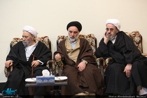 تجدید میثاق رئیس و اعضای مجمع تشخیص مصلحت نظام با آرمان های امام خمینی(س)