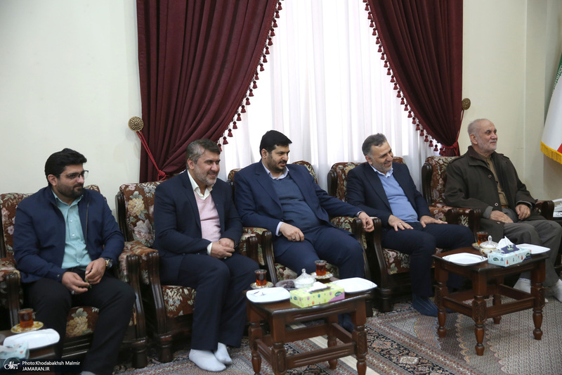 دیدار دبیر شورای عالی انقلاب فرهنگی  باسید حسن خمینی