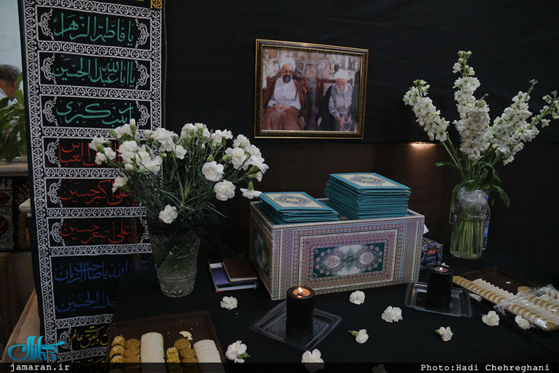 حضور سید حسن خمینی در منزل مرحوم حاج شيخ محمد حسن قرهى(ره)