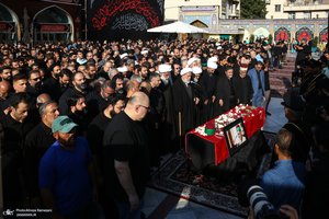 مراسم تشییع پیکر پیر غلام اهل بیت (س) حاج حسین عرب