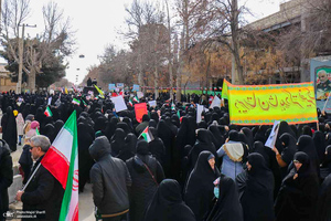 راهپیمایی باشکوه 22 بهمن در خمین