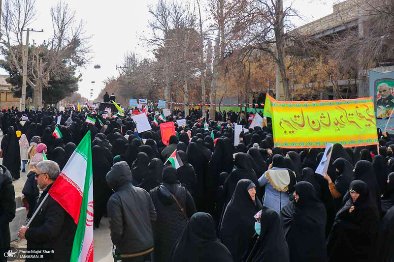 راهپیمایی باشکوه 22 بهمن در خمین