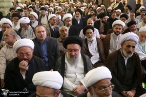 تشییع پیکر آیت الله العظمی حسینی شاهرودی(ره) در قم