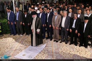 دیدار جمعی از شاعران و اهالی فرهنگ و ادب با رهبر معظم انقلاب