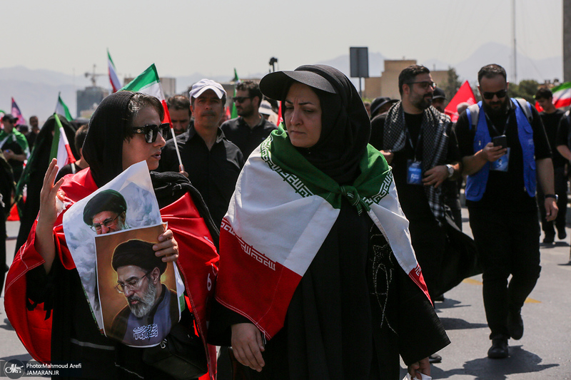 مراسم تشییع پیکر مطهر رهبر شهید انقلاب در تهران -6