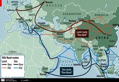 ایران بهترین مسیر انشعابی در راه ابریشم جدید آسیاست