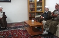 دیدار اعضای شورای سیاستگذاری همایش وکلای شرعی امام خمینی(س) با آیت‌الله سبحانی
