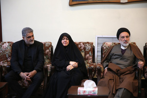 مراسم تشییع حجت الاسلام حاج شیخ مصطفی قنبرپور در حرم امام خمینی (س)